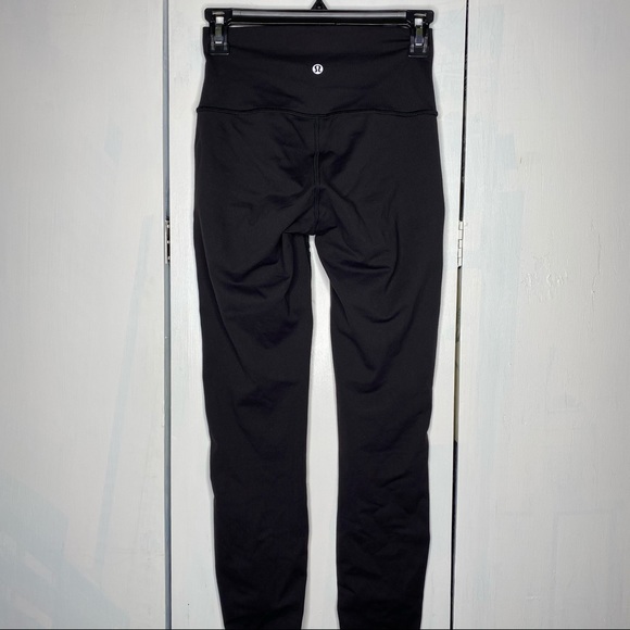 Lululemon Wunder Under high rise Tech mesh black leggings size 4 - Picture 6 of 11